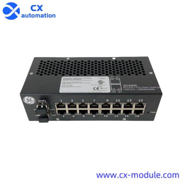 GE IS420ESWBH2A - Industrial Ethernet Switch for Mark VIe Systems