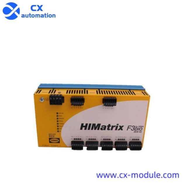 HIMA F3DIO20/802: 8-Channel Digital Input Module for Industrial Automation