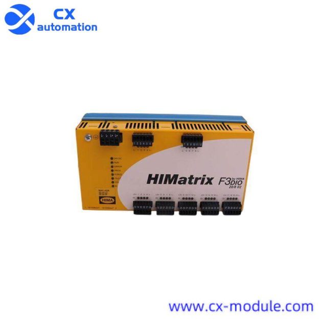 HIMA F3DIO20/802: 8-Channel Digital Input Module for Industrial Automation