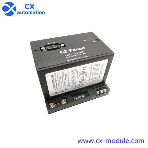 GE Fanuc IC670PBI001 - Profibus Bus Interface Unit, High-Performance Industrial Communication Module