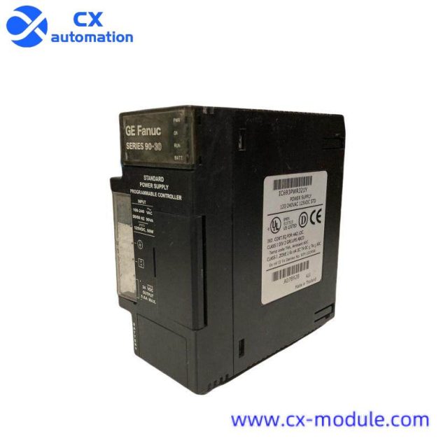 GE IC693PWR321Y: High-Performance Standard Power Supply Module